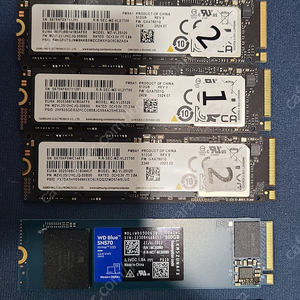 WD Blue SN570 500GB 개당 4.5만