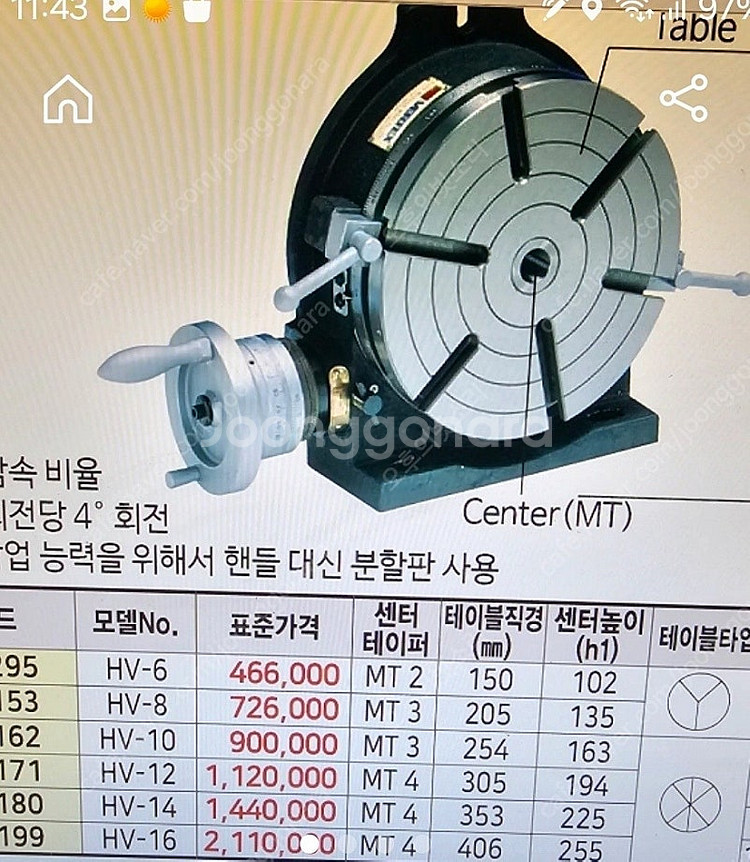 로터리 테이블 팝니다--0