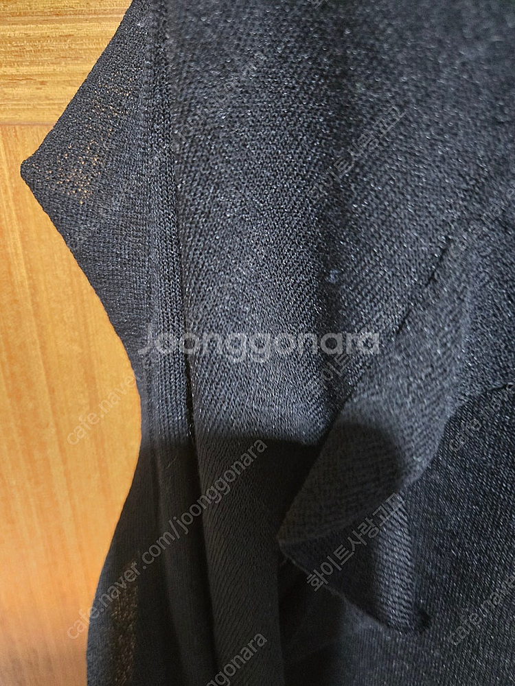 랑방 울블렌드 러플 니트--2