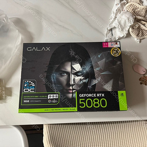 rtx5080 oc 갤럭시 블랙 고수율 신품급 판매 합니다