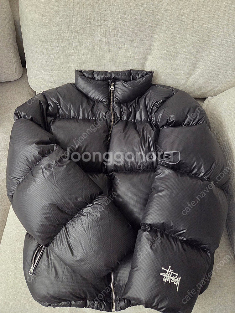 [M] 스투시 다운퍼퍼 파라슈트 립스탑 패딩--1