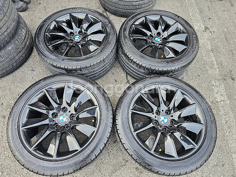 BMW F바디 5시리즈 터빈 18인치 순정 휠타이어 세...--0