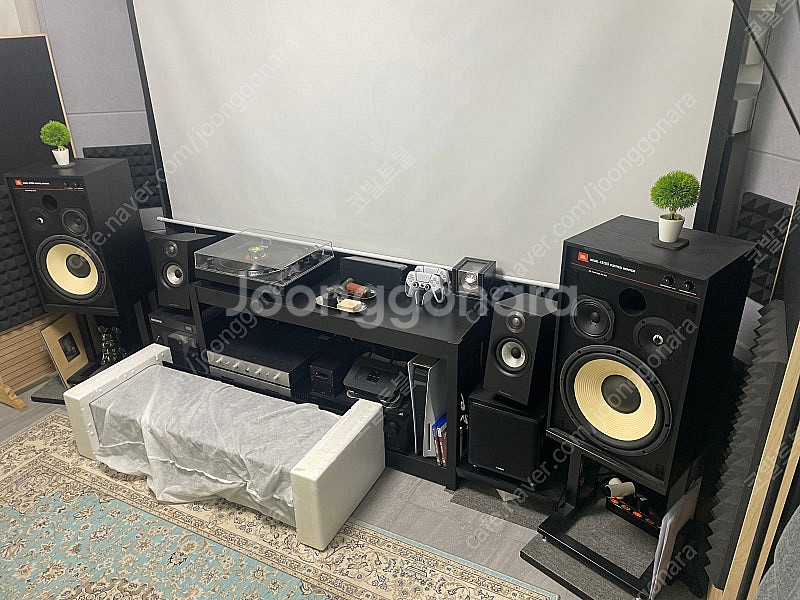 JBL 4312G + 전용스탠드 일괄팔아요--3