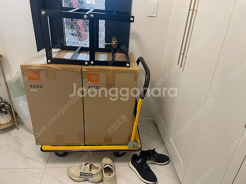 JBL 4312G + 전용스탠드 일괄팔아요--4
