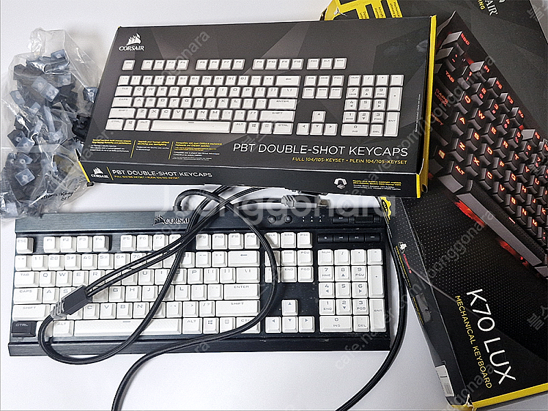 커세어 Red LED K70 LUX 적축+커세어 PBT...--0