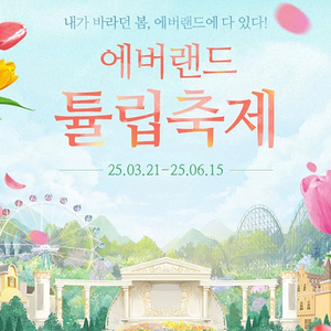 에버랜드 자유이용권 1매당 26000원 (~3.31)