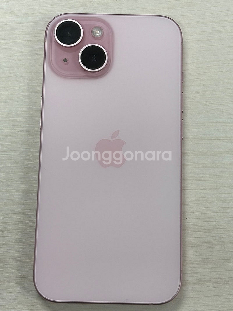 아이폰15 핑크색상 256용량 상태좋은 무잔상 단말기 ...--2