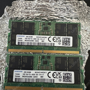 삼성 노트북 DDR5 4800 16G 2개