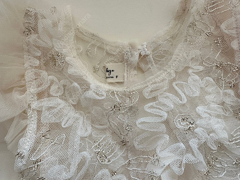 [새상품] 하이바이베베 퍼프슈트 + 프릴뷔스티에 set (S) 이미지