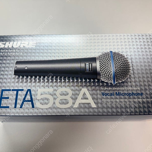 SHURE BETA 58A 마이크(미사용) 판매합니다