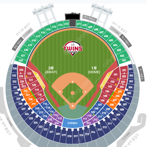 [3/22] 잠실개막전 엘지vs롯데 3루 오렌지석(219블럭) 2연석 양도
