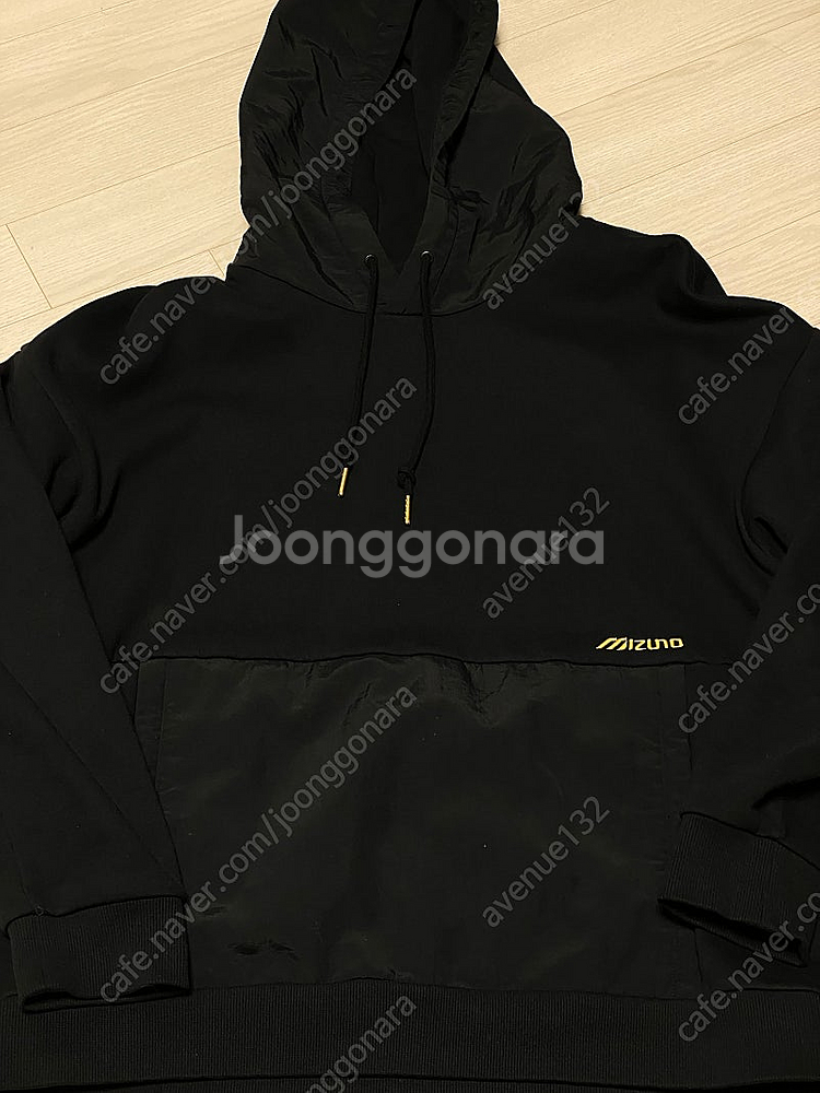 미즈노 아노락 후드티 기모 100 L--1
