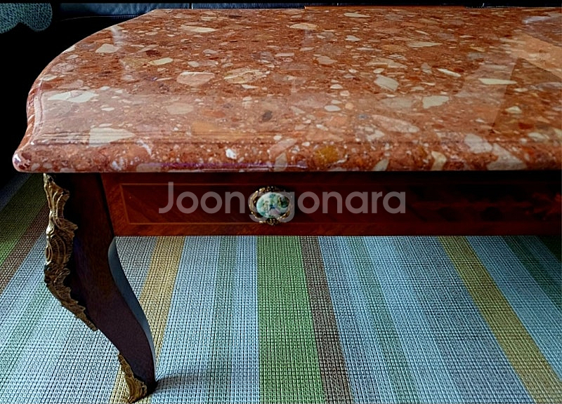 무료배송 명화 대리석 거실테이블--2