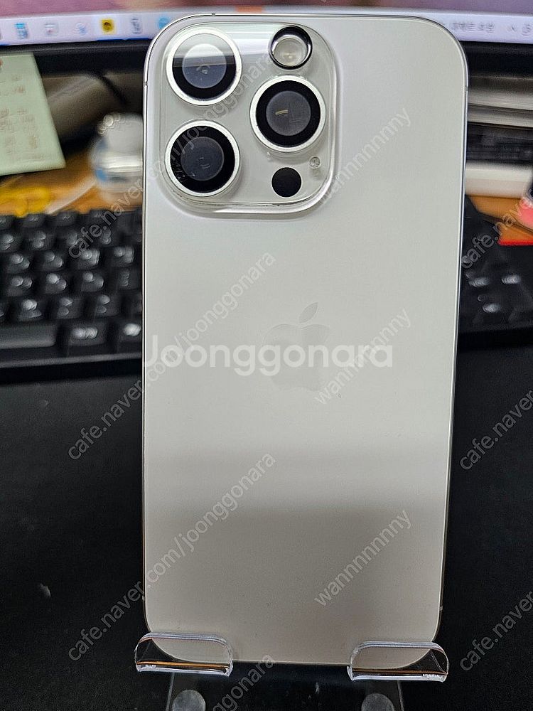 [중고] 아이폰16 프로 128GB 화이트 단말기 상태...--3
