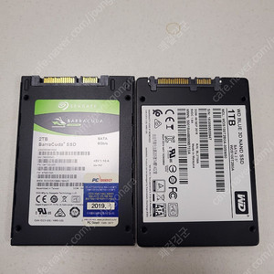 WD blue 1tb SSD, Segate Barracuda 2tb SSD 팝니다.