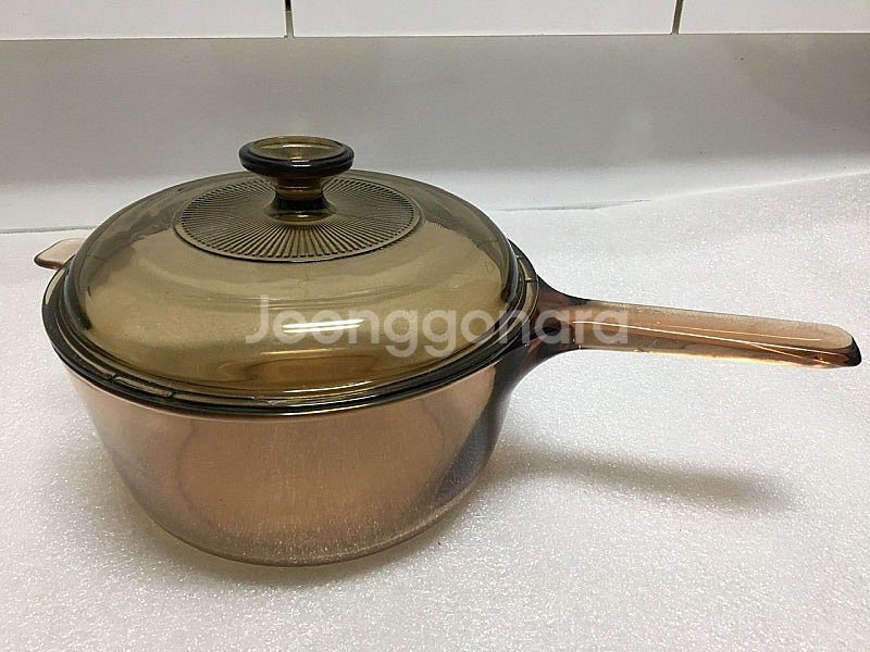 프랑스 코닝 비전 내열유리 후라이팬 냄비 찜기 3종--2