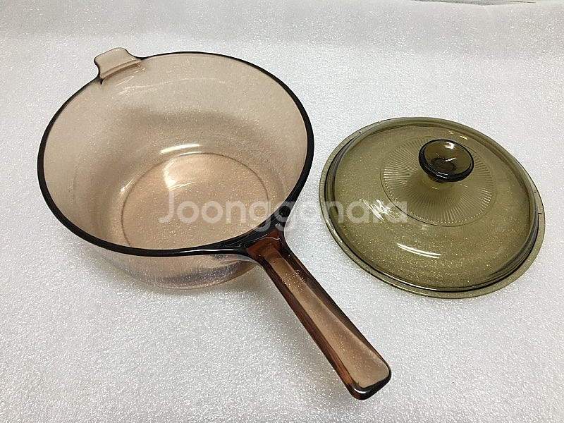 프랑스 코닝 비전 내열유리 후라이팬 냄비 찜기 3종--3