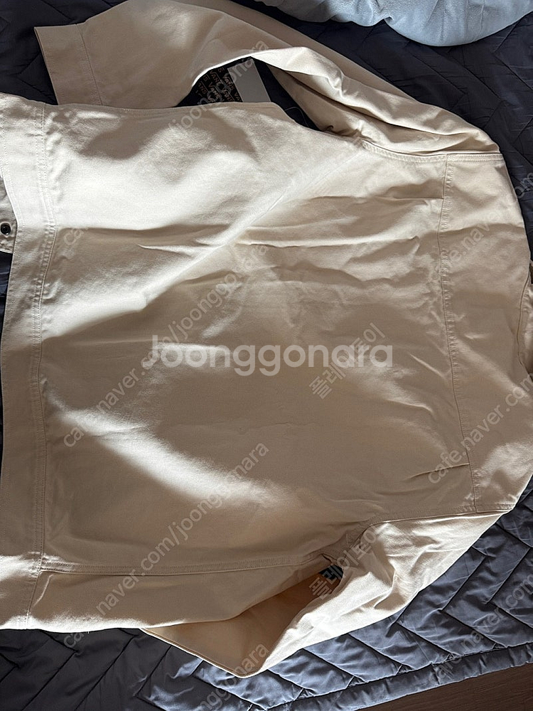 반스 남성용 봄 자켓 아이보리 XL 새제품--6