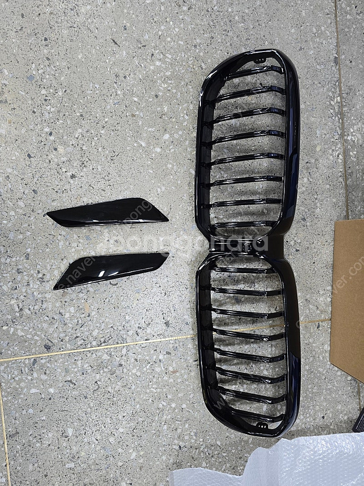 BMW G30 블랙 그릴 블랙 에어브리더 세트--0