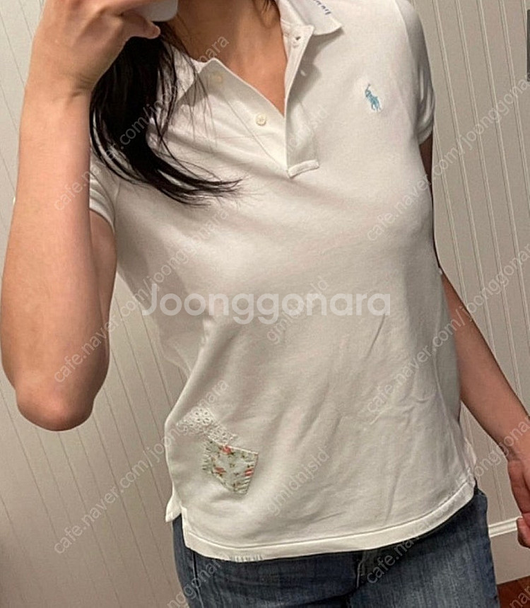 폴로 랄프로렌 걸즈 자수 카라티 L사이즈 새상품--0