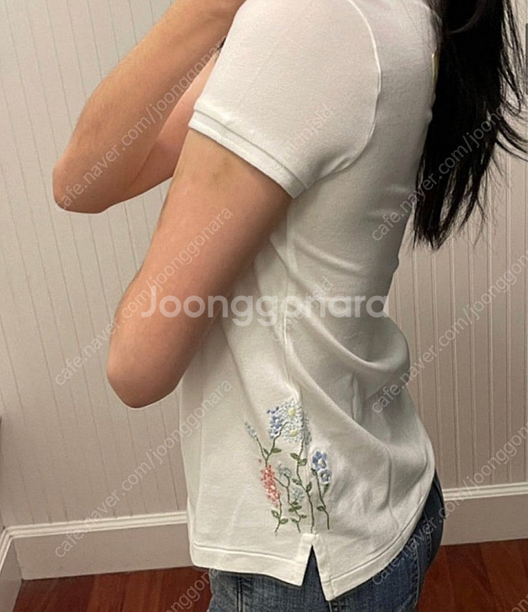 폴로 랄프로렌 걸즈 자수 카라티 L사이즈 새상품--1