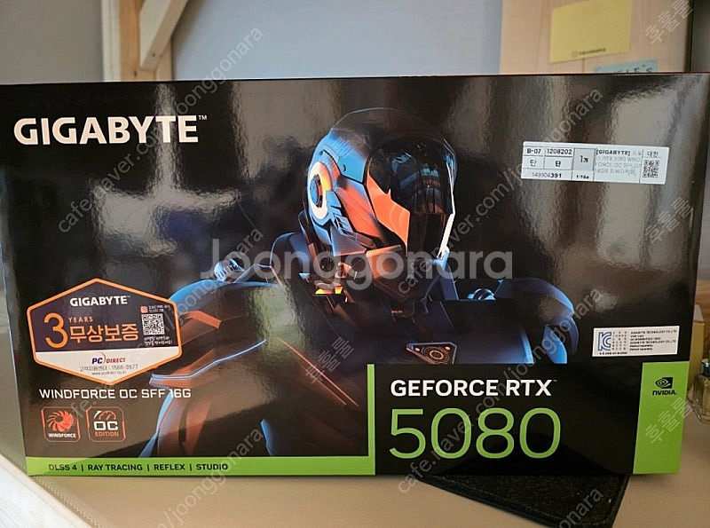 미개봉) 기가바이트 RTX5080 윈드포스 OC SFF...--1