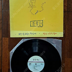 동물원 2집 흐린 가을하늘에 초반 LP