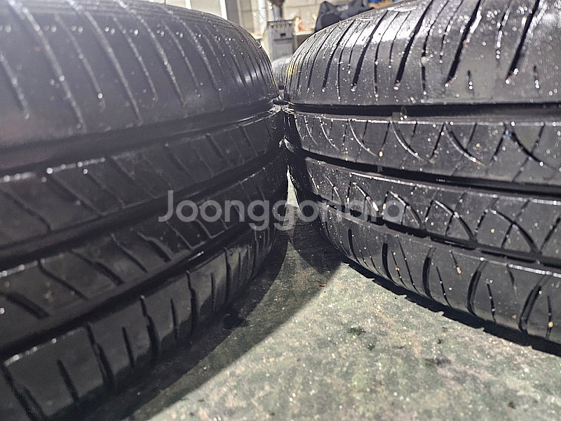[판매]14인치 기아 모닝 순정 휠 + 타이어 한대분--5