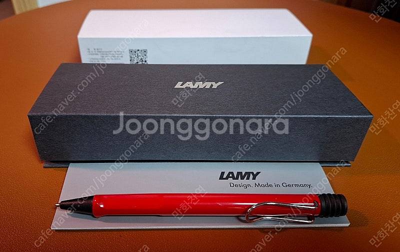 (새상품) 선물용 라미 볼펜 사파리 LM216 레드--0