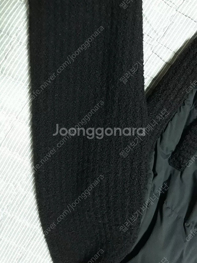 더캐시미어 니트 구스 점퍼 블랙85--7