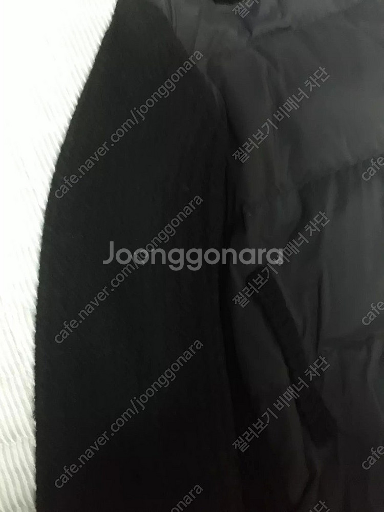 더캐시미어 니트 구스 점퍼 블랙85--9