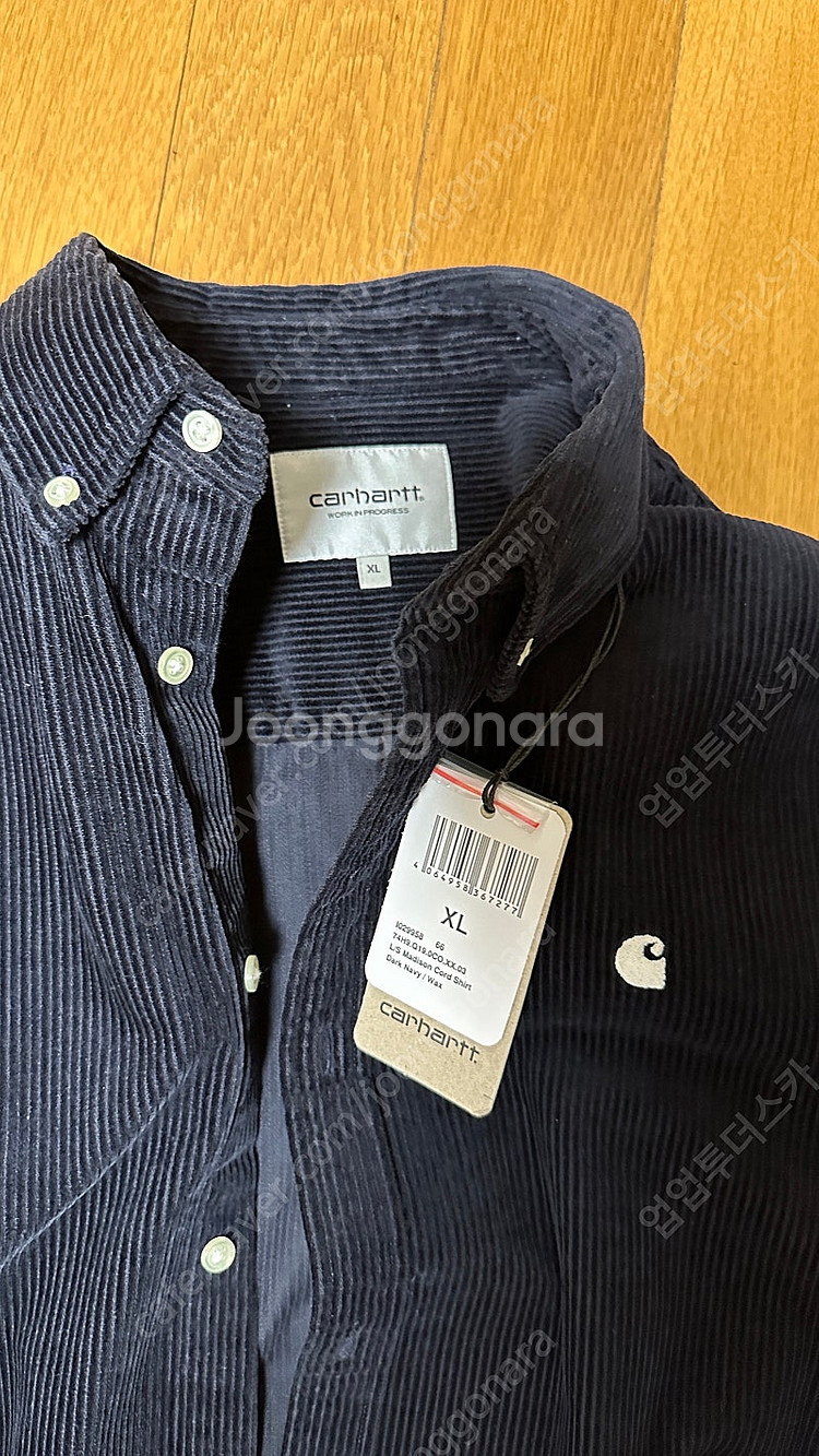 칼하트 L/S MADISON CORD SHIRT--1