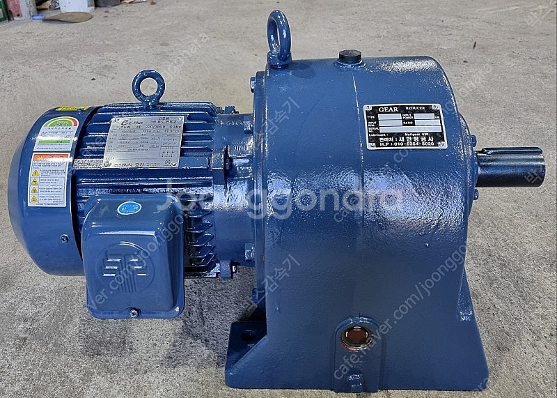 효성감속기, 5HP(마력), 비율 1:30, 기어드감속...--0