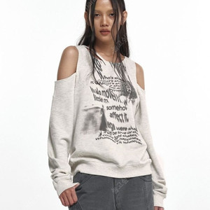 나체 베어 스웻 셔츠 BARE SWEAT SHIRT OATMEAL