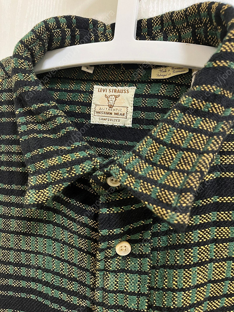 리바이스빈티지클로딩 lvc 숏혼 보틀그린 L사이즈 새제품 더블알엘,RRL,폴로,풀카운트,웨어하우스 이미지