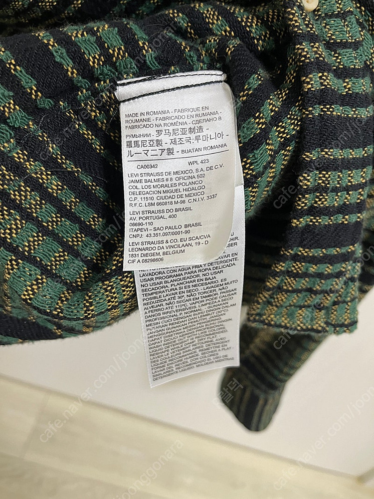 리바이스빈티지클로딩 lvc 숏혼 보틀그린 L사이즈 새제품 더블알엘,RRL,폴로,풀카운트,웨어하우스 이미지