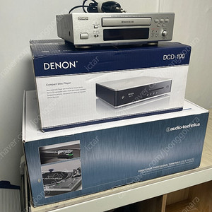 데논 DCD-100 (CD플레이어), 오디오테크니카 AT-LP120-usb (LP플레이어) 일괄 서울 충정로 직거래