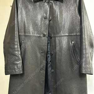 낫띵리튼 Vegetable leather coat (Black)