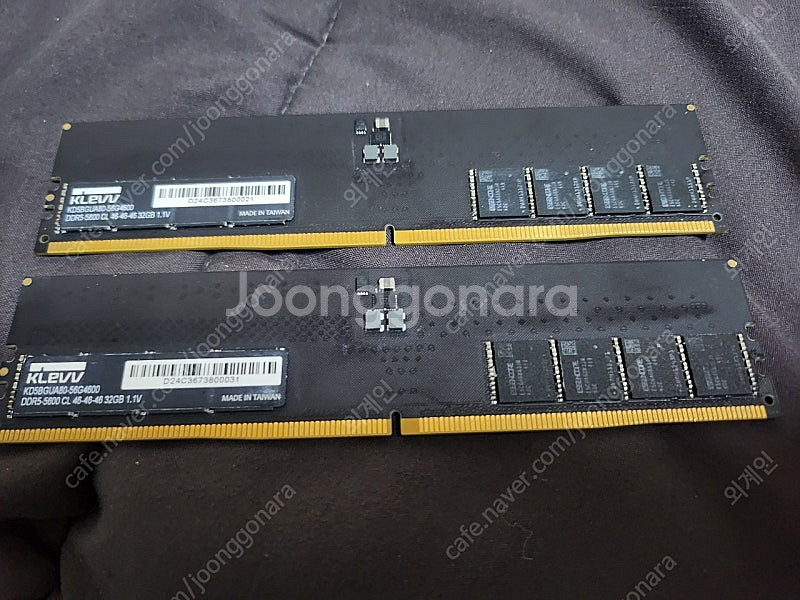 klevv ddr5 32gb x 2 (64gb) 하이닉...--0