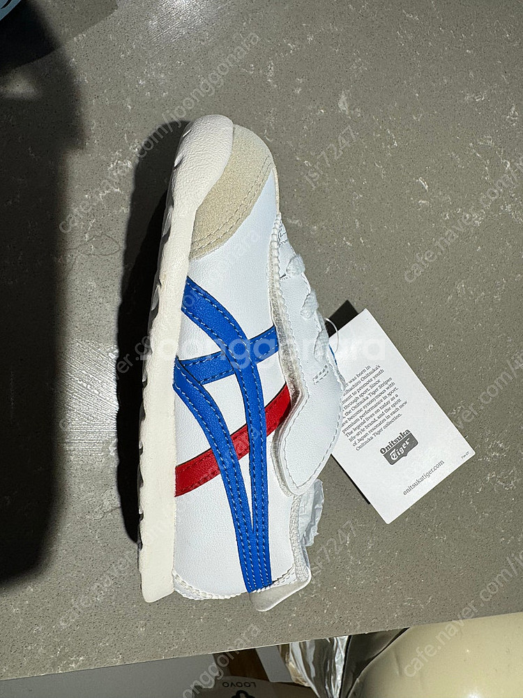 Onitsuka Tiger 유아화이트 160 운동화 오...--1