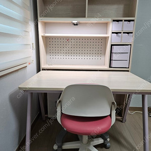 일룸로이 1200 책상, 5단 책장 세트