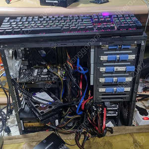 i7 4790 ASUS 보드 세트 삼성 메모리 20기가 cpu팬 백패널