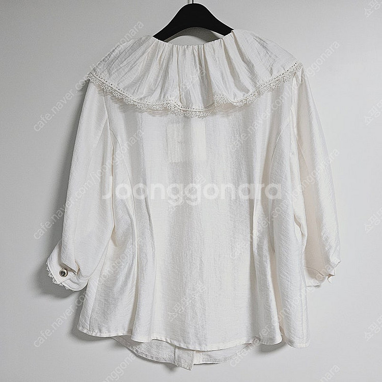 (새상품) 한섬 마인 울블렌드 셔링 칼라 블라우스 MN...--5