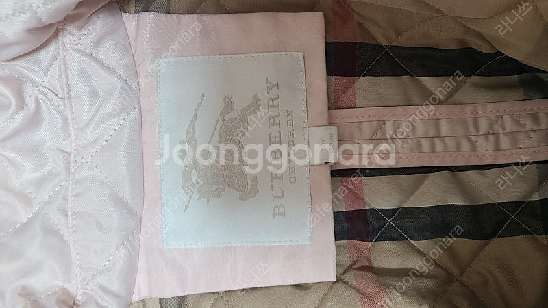 버버리키즈 퀼팅자켓 10Y 130--3
