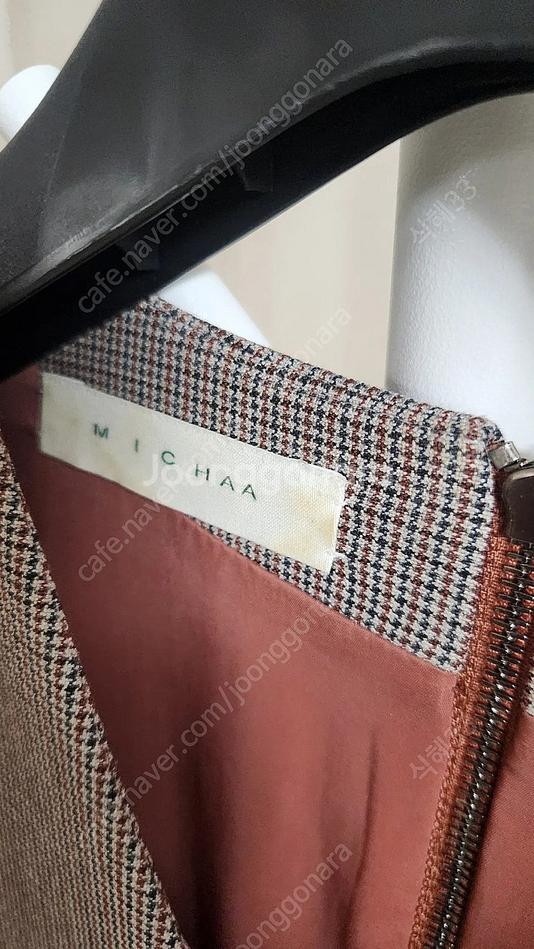 미샤(MICHAA) 리본 원피스 55 (한섬 타임 마인 랑방 오브제 시스템)--4