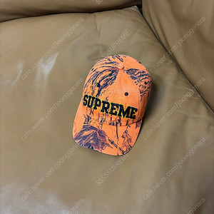 Supreme 슈프림 6패널 볼캡 모자 (Timber Orange)