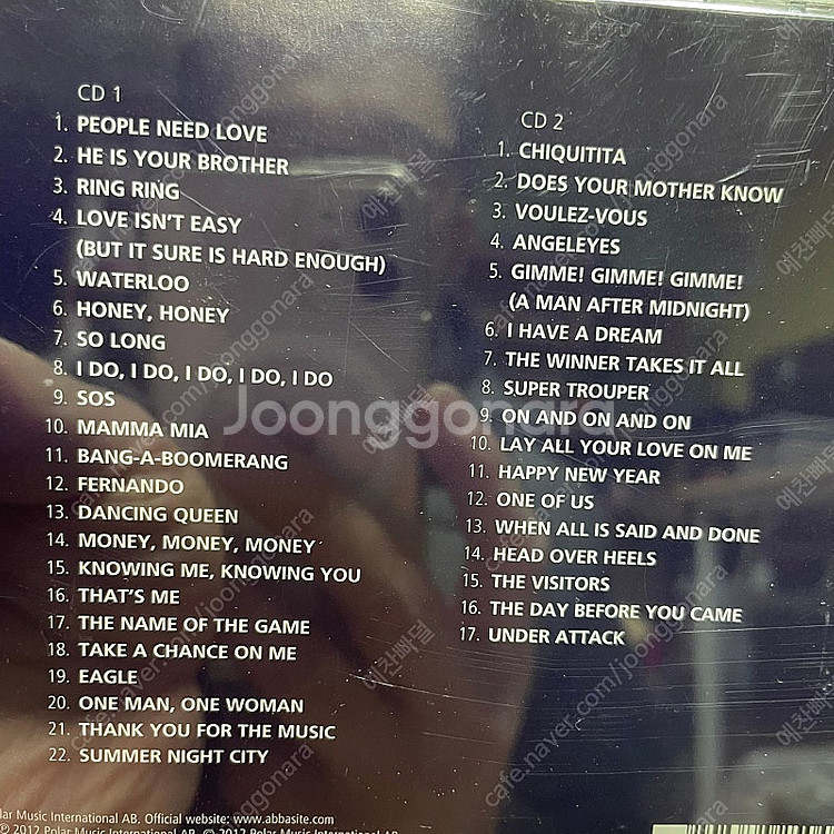 [중고음반/CD] 아바 ABBA 베스트앨범 The Es...--2