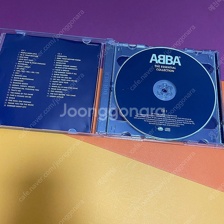 [중고음반/CD] 아바 ABBA 베스트앨범 The Es...--4