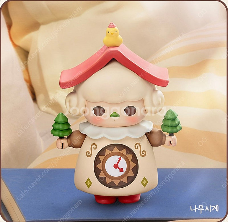 POP MART 푸키 나무시계 pucky--0