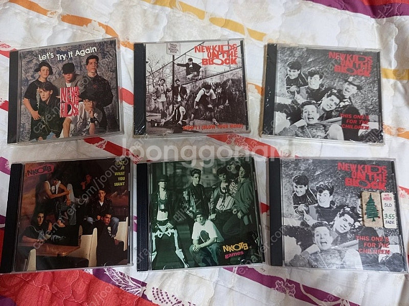 뉴키즈 온더블럭 싱글CD와 행잉터프 30주년앨범등등 팝...--0